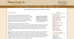 Desktop Screenshot of missouricarbide.com